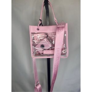 Steve Madden Pink Transparent Women's Bag
